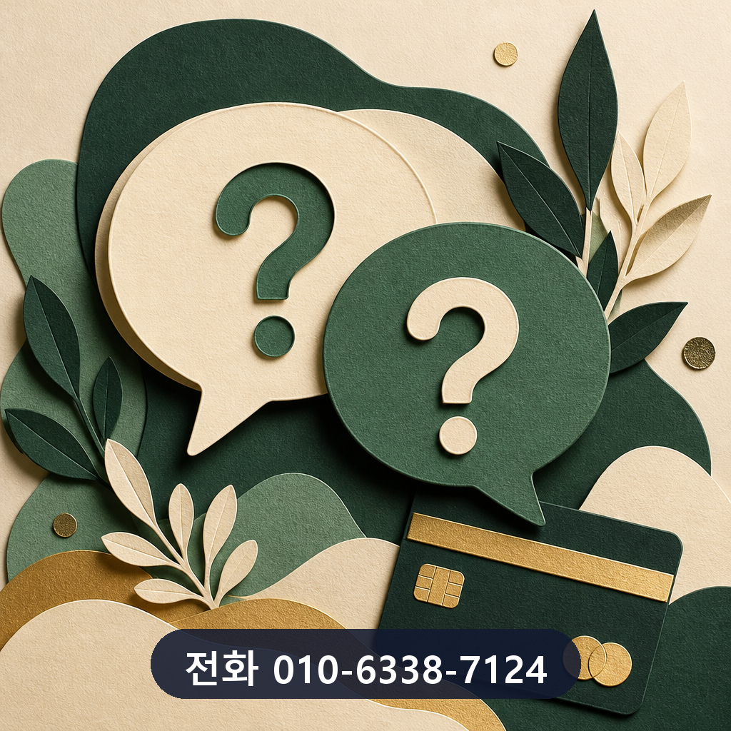 신용카드 대출 자주 묻는 질문 이미지